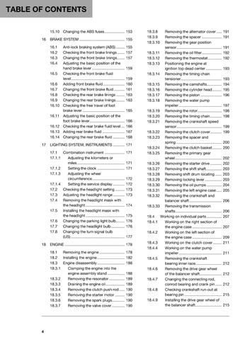 HUSQVARNA 2018 - 701 SUPERMOTO - REPAIR WORKSHOP SERVICE MANUAL - Picture 5 of 7