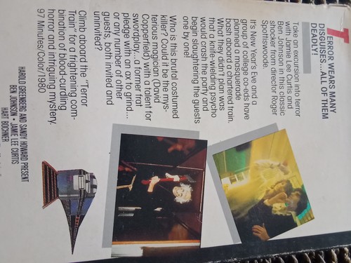 1988 Key Video VHS Terror Train Used Rental Tape - Foto 8 di 19
