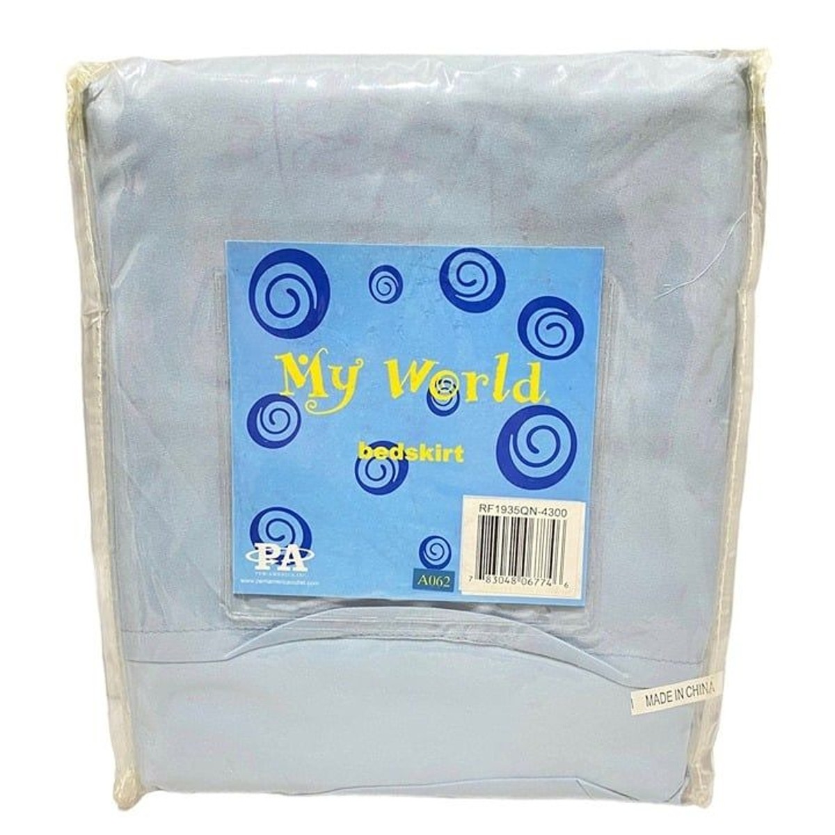 My World Bed Skirt Pem America Baby Mattress Blue Nursery