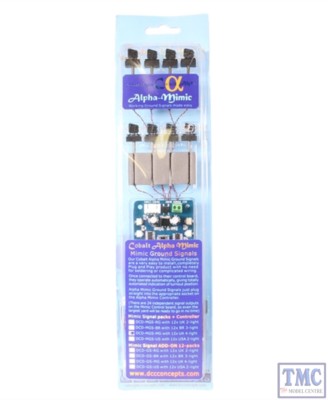 DCD-MGS-MG DCC Concepts OO Alpha Mimic & 12 Modern UK 4 Aspect Ground Signals