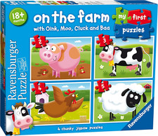 On the Farm My First Jigsaw Puzzles 2 3 4 5 Piece Educational Toys for Toddlers