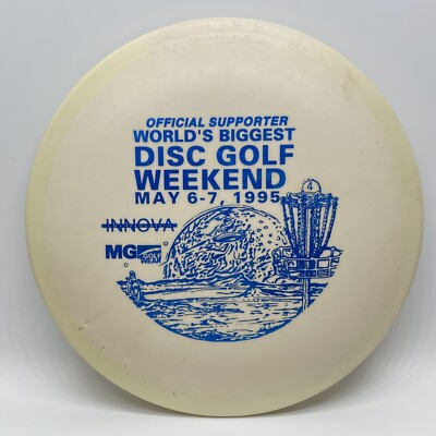 Rare Vtg 1993 World's Biggest Disc Golf Weekend Official Supporter Innova 180g