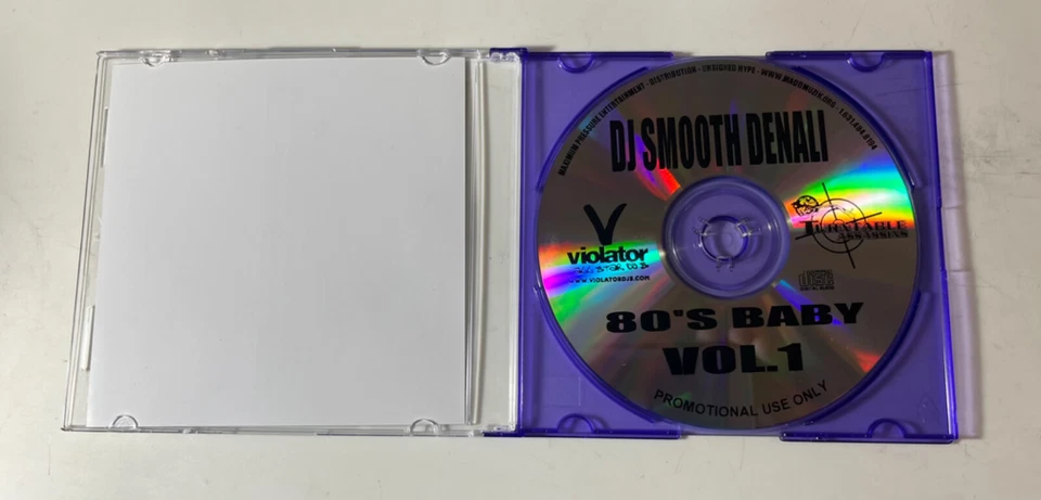 DJ SMOOTH DENALI - 80'S BABY PART 1 - OLD SCHOOL NYC MIXTAPE MIX CD - Image 2 of 2