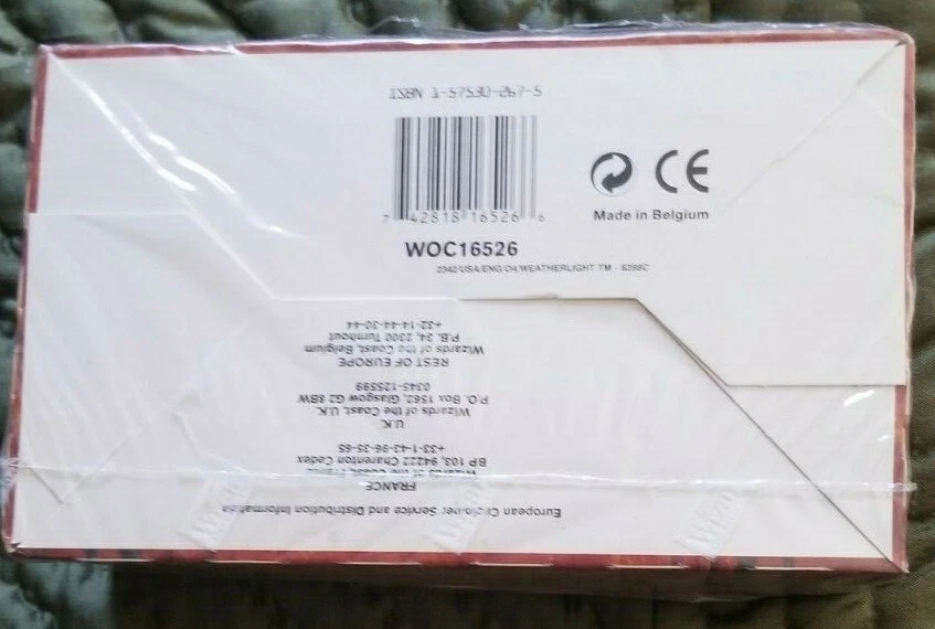 MTG Weatherlight Booster Box Factory Sealed English ( MINT ) Magic The Gathering - Image 3 of 3