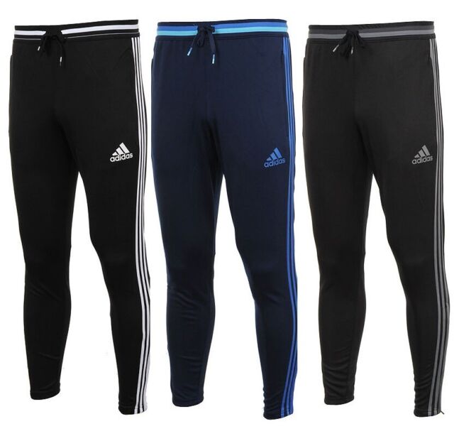 Para Hombre Adidas Slim Fit Chándal Chándal Pantalones Deportivos  Pantalones de pista-Negro Azul Marino | Compra online en eBay