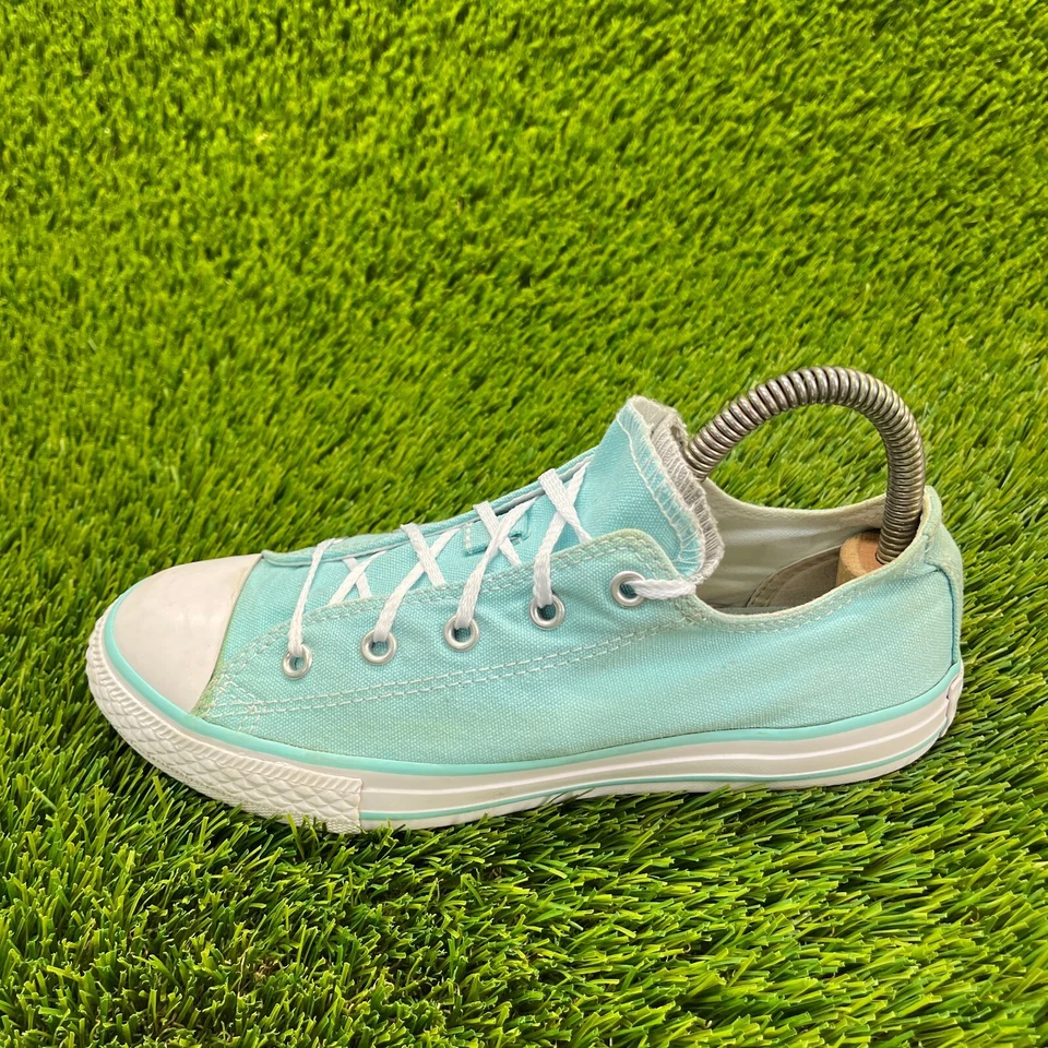 Zapatillas deportivas Converse Chuck Tylor All Star para niños talla 4Y azul blanco Foto 3 de 4