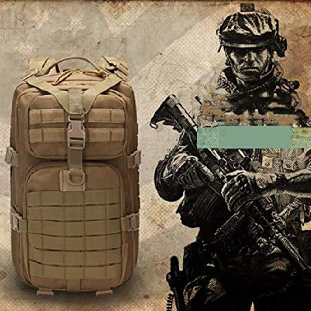 45L Outdoor Military Molle Tactical Backpack Rucksack Camping Hiking Travel Bag
Opens in a new windo