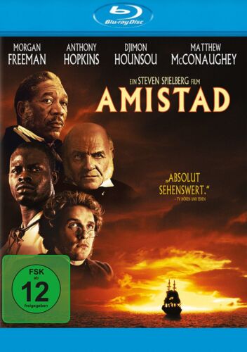 Amistad (Morgan Freeman + Anthony Hopkins) # BLU-RAY-NEU - Picture 1 of 3