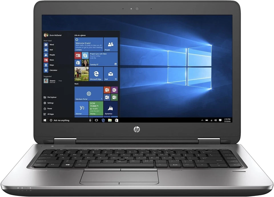PC RICONDIZIONATO NOTEBOOK PORTATILE AMD HP PROBOOK 645 G3 16GB DDR4 WINDOWS 10 - Immagine 4 di 4