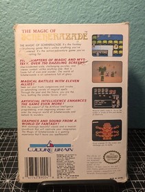 Nintendo NES Game The Magic Of Scheherazade CIB Complete In Box w/ Manual & Map
