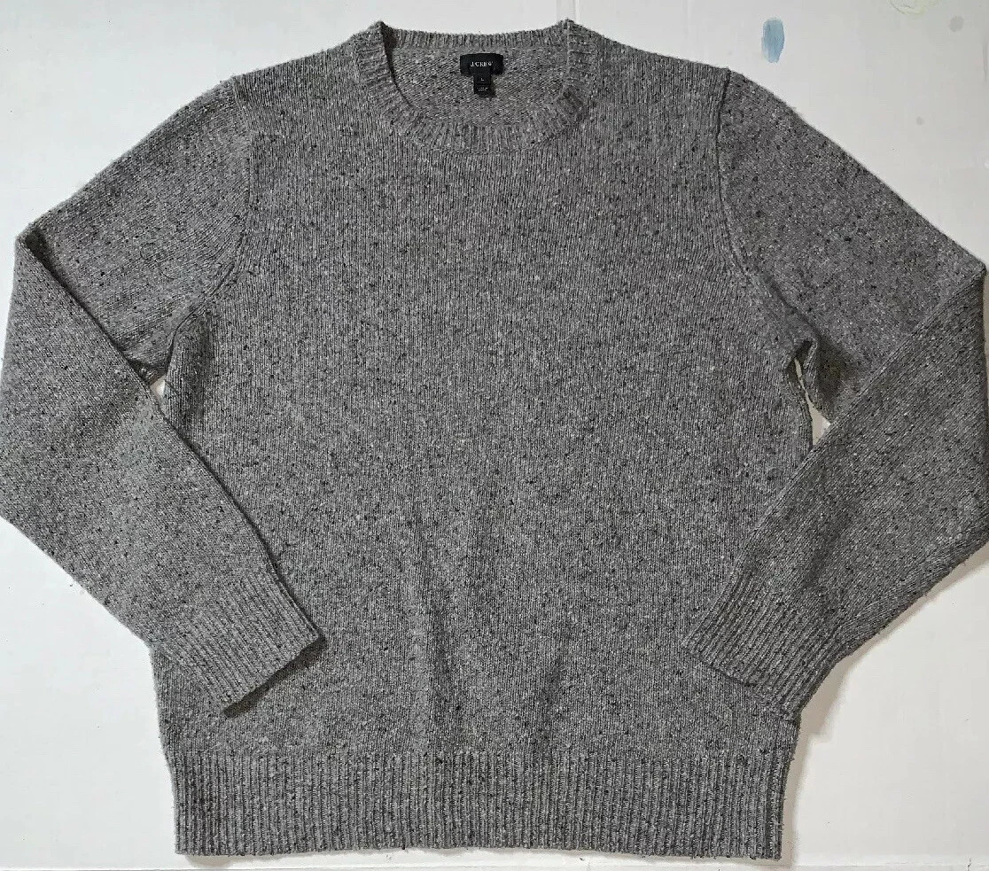 Preowned- J.Crew Wool Crewneck Sweater Mens (Size L)
