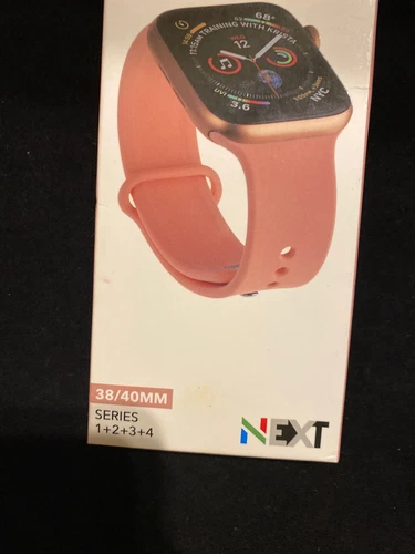 NEXT - Sport Band Watch Strap for Apple Watch® 38mm and 40mm - Pink - Picture 3 of 6