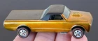 Vintage Hot Wheels Redline 1968 DEEP HONEY GOLD Custom Fleetside US - REMARKABLE