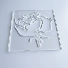 Clear Acrylic Rose Router Template Woodworking Template Craft Jig Tool Set