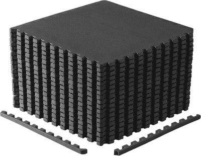 CAP Puzzle Exercise Mats | 3/4'' Thick Interlocking Foam Tiles for Home Gym