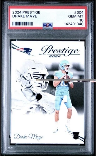 2024 Panini Prestige Drake Maye #304 (RC) PSA 10