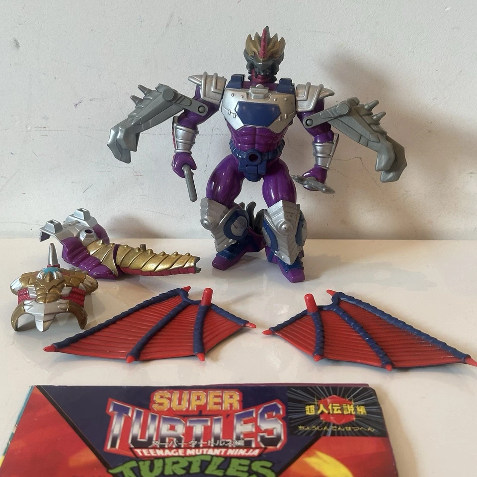 SUPER TURTLES 1995 Japan SUPER DEVIL SHREDDER 59 TMNT Teenage Mutant Ninja RARE - Image 3 of 4