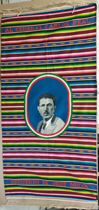 Vintage Mexican Portrait Serape/Sarape