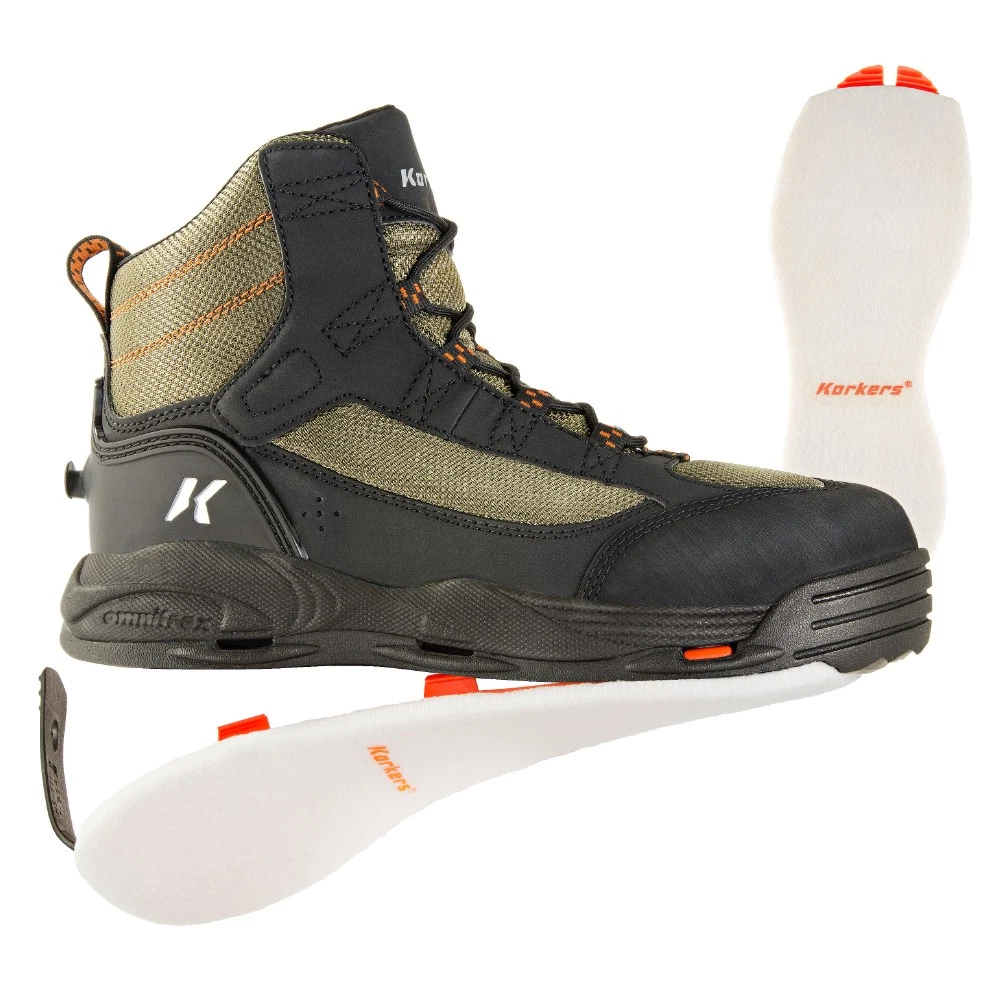 Korkers Omni Trax Kling On Dubbad Sula