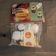 Walco CAROLLERS Vintage Sequin Bead Christmas Ornament Craft Kit NOS Carolers