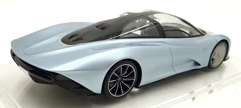 TSM Model 1/18 Scale 25425A - McLaren Speedtail - Light Blue - Image 2 of 4