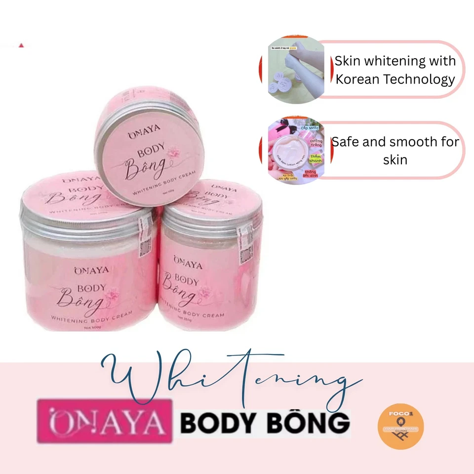 Best Whitening Cream For Body - ONAYA Cotton Body Cream For Skin 250 gm - Image 2 of 4