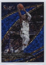 2019-20 Panini Select Courtside Hybrid Blue Disco Prizm 9/25 Victor Oladipo 18wt