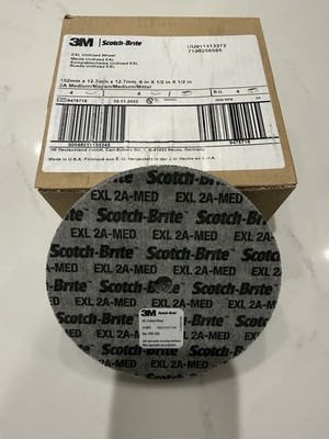 4 x 3M Scotch-Brite EXL Unitized Wheel Disc, 152mm x 12,7mm - 2A MED - MWST REG