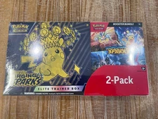 Pokemon TCG Surging Sparks ETB + Booster Bundle Costco Factory Sealed - New