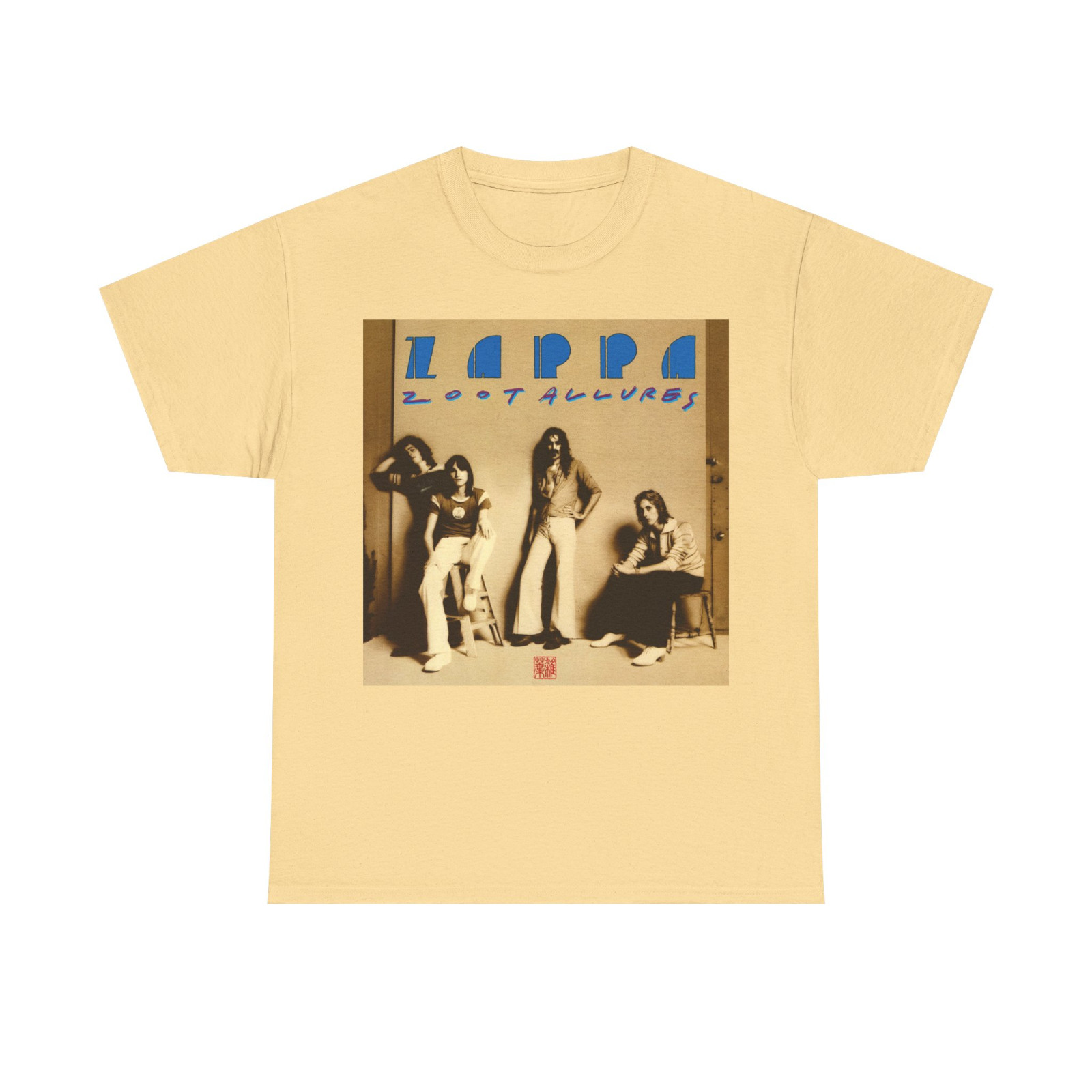 Frank Zappa Zoot Allures Unisex Yellow T-shirt Size S-5XL