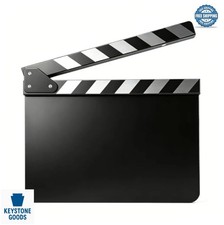 Acrylic Clapperboard Movie Film Slate Director Action Cut Clap Board for Filming