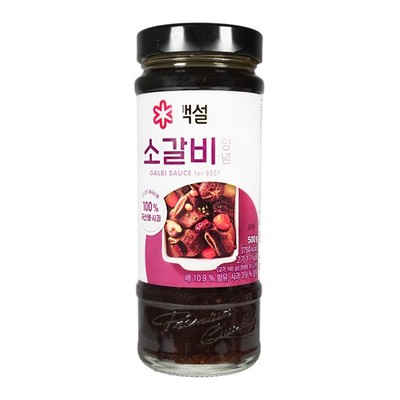 Beksul Galbi Sauce für Rind 500g Koreanische Sauce für Rind