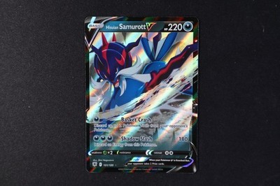 Hisuian Samurott V 101/189 Holo Shiny Pokemon TCG Karte Astral Radiance NEAR MINT