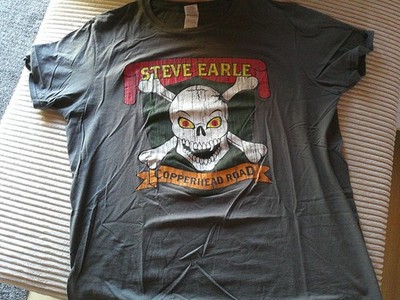 Steve Earle - Copperhead Road - T-Shirt - Größe L - Steve Earle & The Dukes