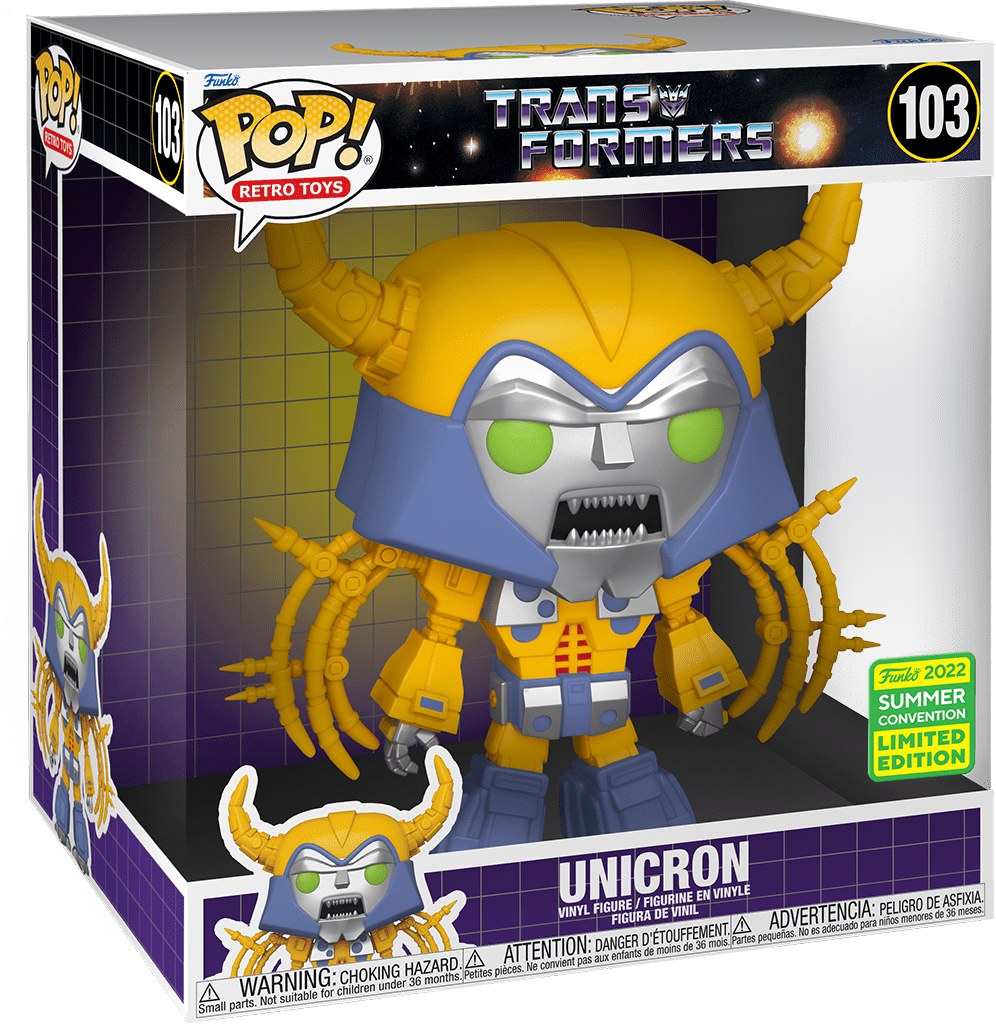Funko Pop! Vinyl Jumbo 10 in: Transformers - Unicron (Jumbo) - GameStop San Diego Comic Con Funko (Exclusive) #103