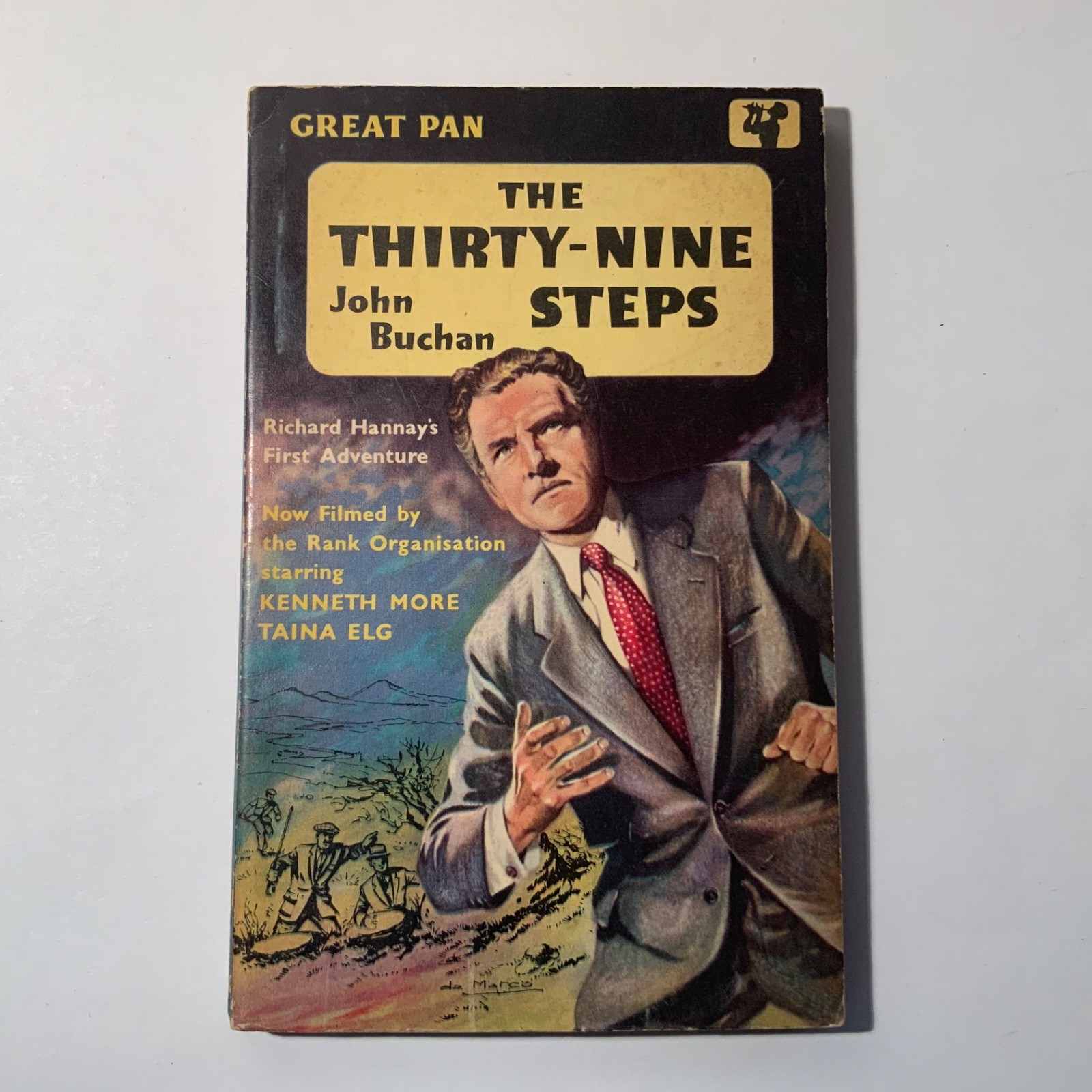 The Thirty-Nine Steps by John Buchan 1959 Pan Books G218 1st reset printing VG++