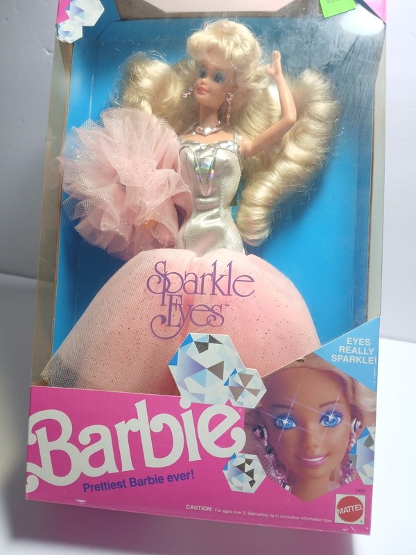 1991 Sparkle eye Barbie NRFB