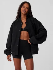 AIo Hoodie Jacket Men's and Women's Oversized Baseball Jacket Collar Cardigan