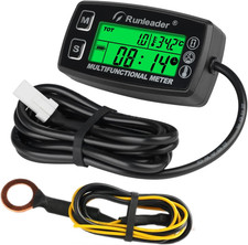 Digital Tach Hour Meter Engine Temperature Gauge RL-HM035A-TS002