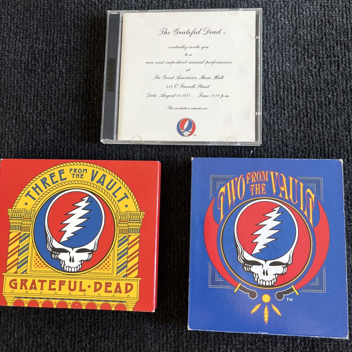 The Vault Box by Grateful Dead CD Set with One Two and Three The Vault Box by Grateful Dead CD Set with One Two and Three