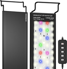 24/7 LED Aquarium Light 12 Colors Full Spectrum for 46-56 Inch Tank