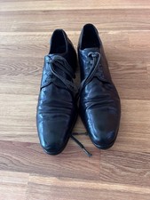 Carol Christian Poell CCP Derbies Black Horse Leather Uk 12