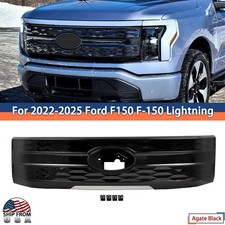 Front Lightning Pro Bumper Grille Agate Black For Ford F150 F-150 2022-2025 New