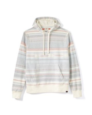 Faherty Organic Byron Bay Hoodie Multicolor Island Sunrise Sz Large