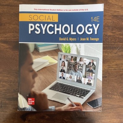 ISE Social Psychology 14E - Paperback, by Myers; Twenge