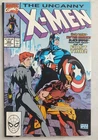 X-Men #268 Captain America Black Widow Jim Lee Vintage Cover (Marvel 1990) 🔥 👀