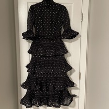 Zimmermann Dresss Size 0 PLEATED SLEEVED MIDI DRESS Used Excellent Condition!
