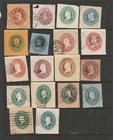 US used/unused old cut squares collection   CV$