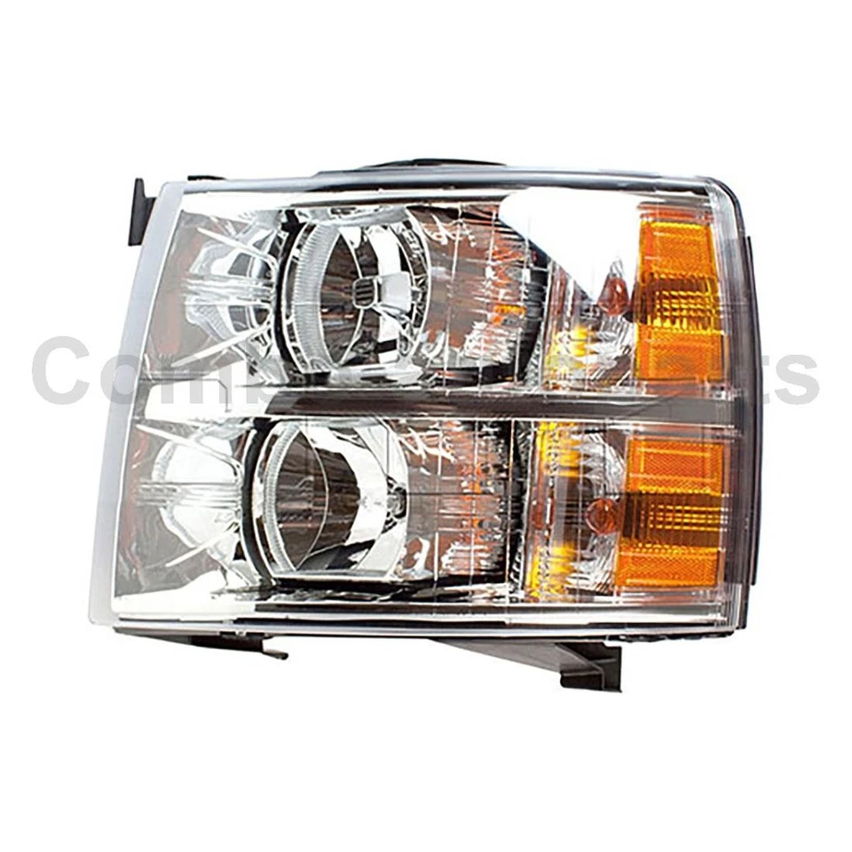 Left Right Headlight Assembly fits 2007-2009 Chevrolet Silverado 3500 - Image 2 of 3