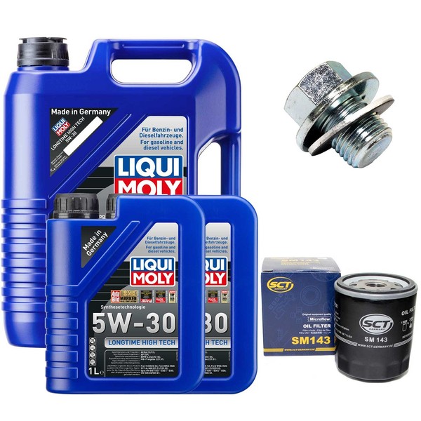 MotoröL Filter Set 5W-30 Liqui Moly 7 Liter + Schraube FüR Lexus Toyota Hiace IV-image